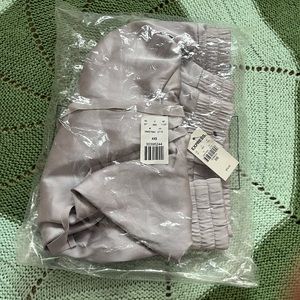 NWT Express women silver cropped hoodie XXS